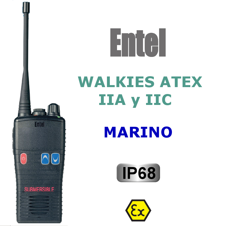 ENTEL WALKIES MARINOS ATEX IIA Y IIC