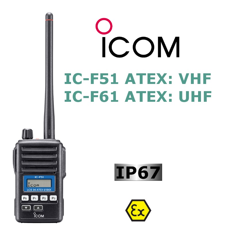 ICOM IC-F51 ATEX / IC-F61 ATEX